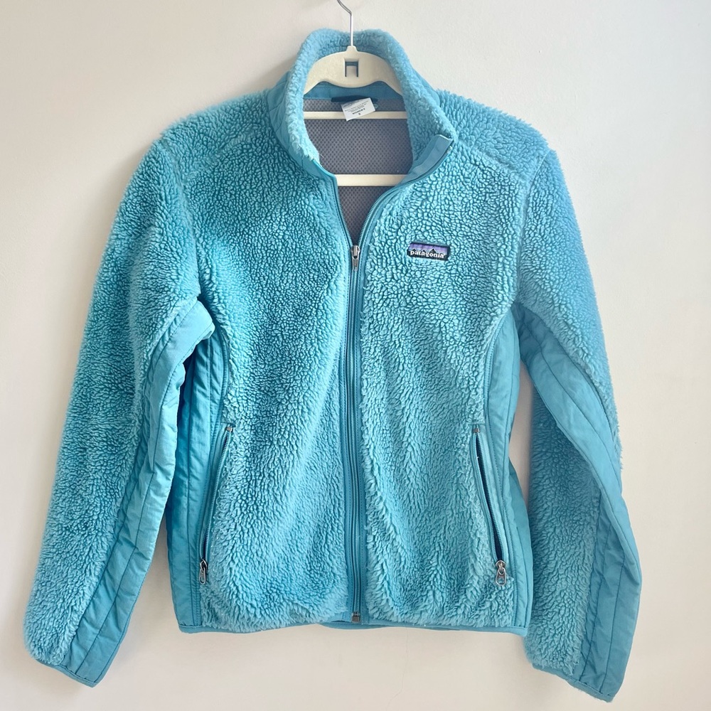 Patagonia | Teal Blue Women’s Classic Retro Teddy Fleece Jacket Sherpa